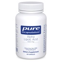 Ren innkapslinger Alpha Lipoic Acid 600 mg - ALA Supplement for Liver Support, Antioksidanter, Nerve Helse, Cardiovaskulær Helse og karbohydrat støtte - Premium Alpha Lipoic Acid - 60 Kapsler