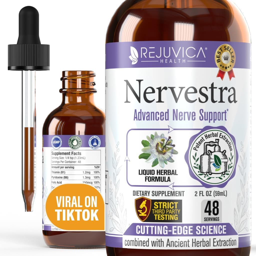 Nervestra - Nerve Helse, med Alpha Lipoic Acid, til Bolster Nerve Helse og støtte Sunn Nerve funksjon - Alpha Lipoic Acid, Vitamin B6, Hvit Willow Bark Turmeric Passionflower og mer!
