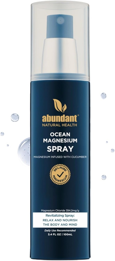 MAG I.C. Magnesium Spray med 10% Trolaminsalicylat for sterk smertelindring mot smerter og misbruk, effektiv og rask absorpsjon, Fragrance-fri, 100ml