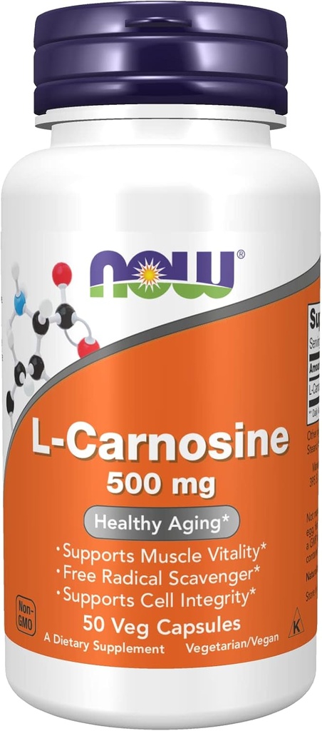 L-Carnosin 500mg 50 VegiCaps (pakke med 2)