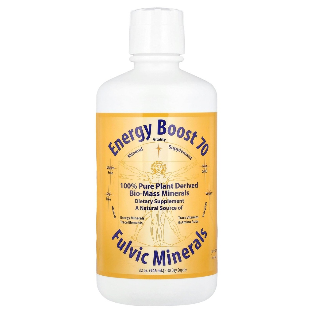 Energi Boost 70 Morningstar Mineraler, Fulvic Minerals, 32 oz (946 ml)