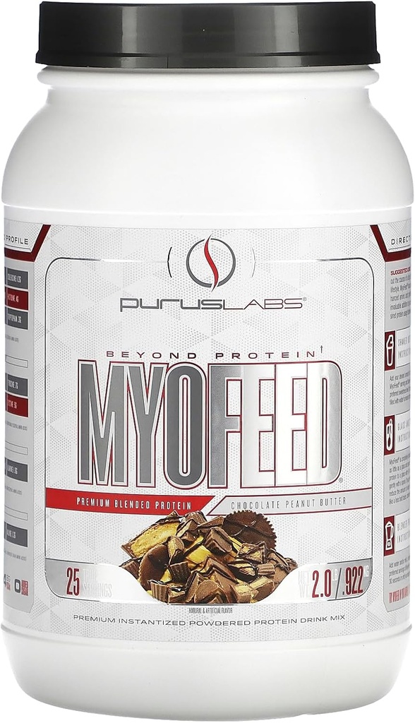 PURUS LABS Myofeed Pb2, sjokolade, 2 pund