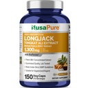 NusaPure Longjack Tongkat Ali 260.000 mg 150 Veggie Caps (Non-GMO, Glutenfri) Bioperin