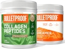 Kulesikkert ikke-flavorert collagen peptider pulver, 18g protein, 17.6 Oz-original uflavorert kremer, 2g netto karbohydrater, 10g sunne fett fra pulverisert MCT Olje