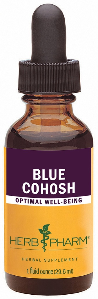 Herb Pharm Certified Organic Blue Cohosh flytende ekstrakt - 1 Ounce
