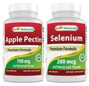 Best Naturals Apple Pectin 700 mg & Selenium 200 mg