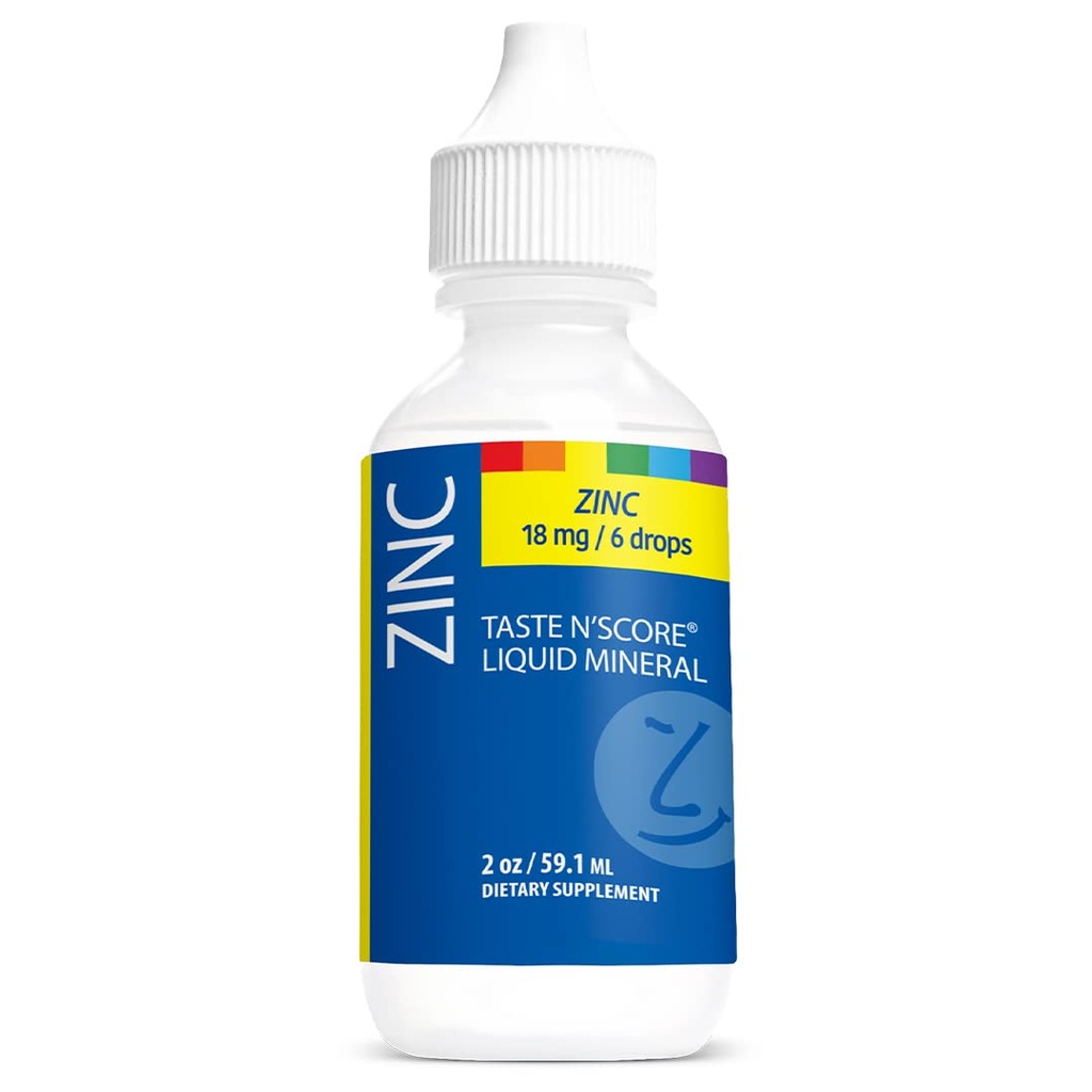 Smak N' Score Sink flytende Ionisk Mineral Supplement; 100% ren; 18 mg; 118 Serveringer