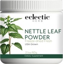 Eklektisk Institute Raw Fresh Freeze-Dried Nettle Leaf Hele mat pulver | 2.1 oz (60 g)