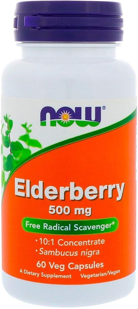 NU Matvarer - Elderbær Ekstrakt 500 mg 60 vcaps