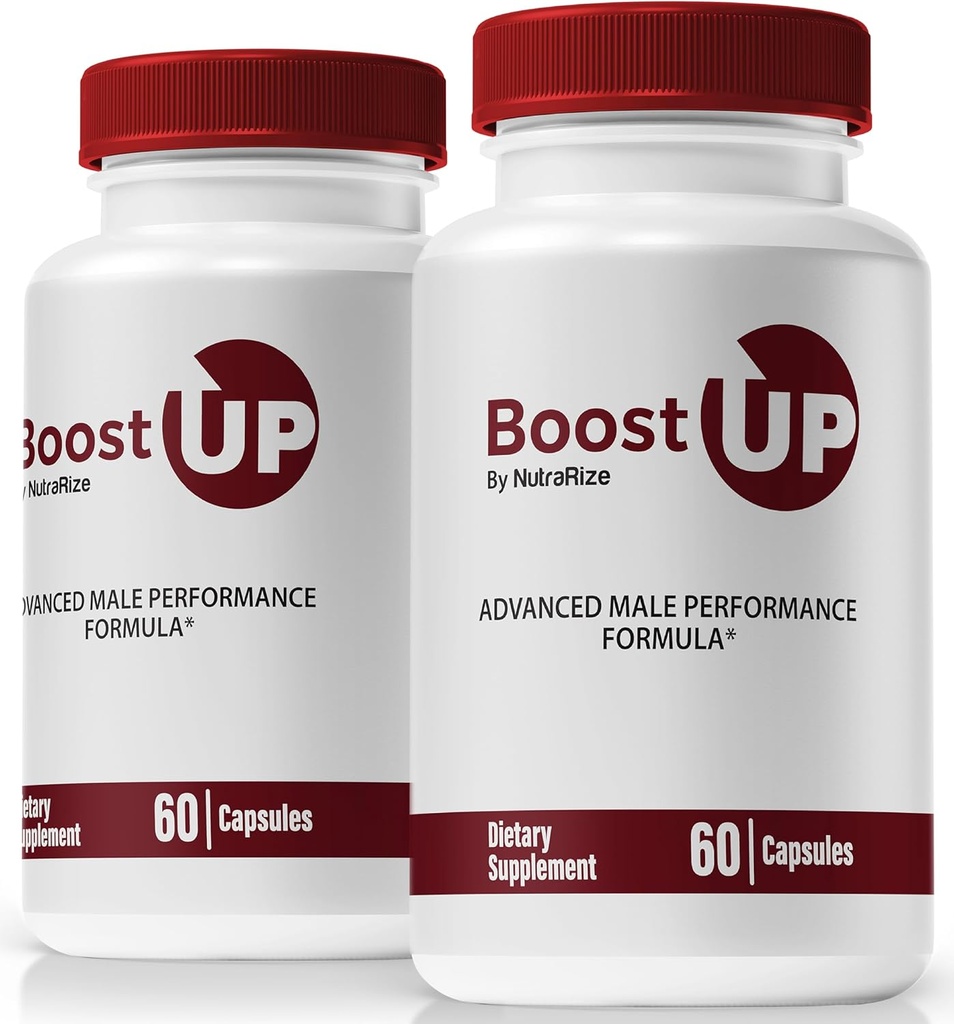 NutraRize (pakke av 2 Boost Up kapsler for menn, alle naturlige Boost Up piller, daglig ernæring for å støtte mannlig helse og velvære, Premium, Boost Ups anmeldelse (120 kapsler)