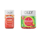 OLLY Ultra Styrke Hår Softgels, støtter hårhelse, Biotin, Keratin & Metabolisme Gummy Ringer, Apple Cider Vinegar, Vitamin B12, Chromium