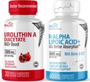 Naturens Fusjoner Urolithin En Diacetat 500 mg & R Alpha Lipoic Acid 600 mg (60 kapsler) - Antioksidant/Energy Bundle