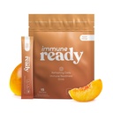Immun ReadyTM Electrolytes Powder Packets - Immunity Boost Drink Bland med vitamin C, sink Picolinat, Inulin pulver & Beta Glucan - sukkerfri fersken-mango, 15 serveringer
