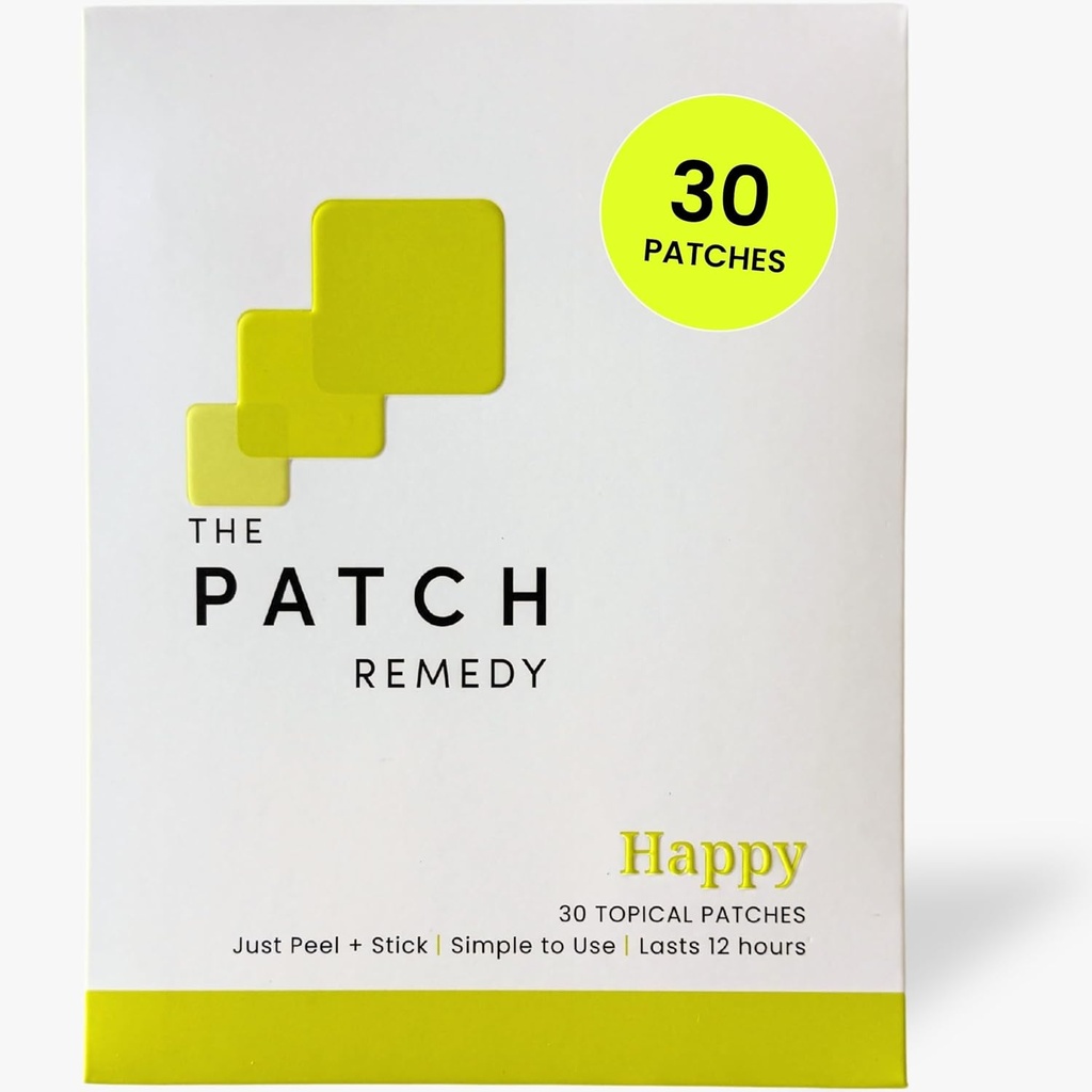 Den Patch Remedy Happy Patch ® 5-HTP, L-theanin, Rhodiola, Inositol, B6, vitamin D3 ® 30 Patches