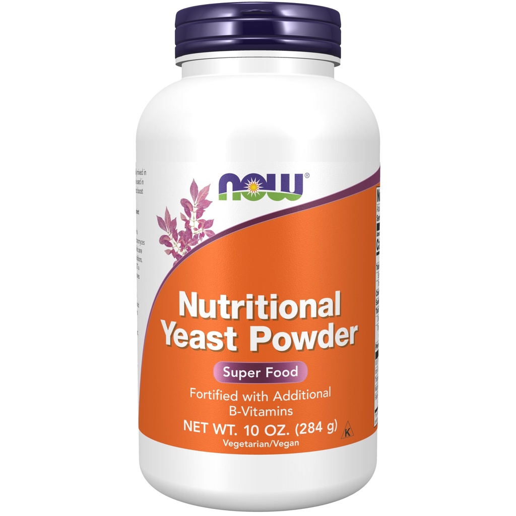 NU Kosttilskudd, Ernæringell Yeast pulver forsterket med ekstra B-vitaminer, 10-Ounce