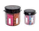 Monster & Monster Jr Supplement Medisin Pille Dispensers 2 Pakke med etiketter, Ekstra stor og liten Pill Container Flasker håndtere nesten alle tillegg, lett å dispensere (Monster & Monster Jr.)