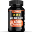 Cortisol Helse Supplement, 25-i-1 Cortisol Reducer for kvinner og menn, Cortisol Kosttilskudd for med Ashwagandha, Rhodiola Rosea, L-Theanine, 7 Kapsler