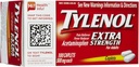 Tylenol ekstra styrke smertefri & feber redusere kapletter-100 telling