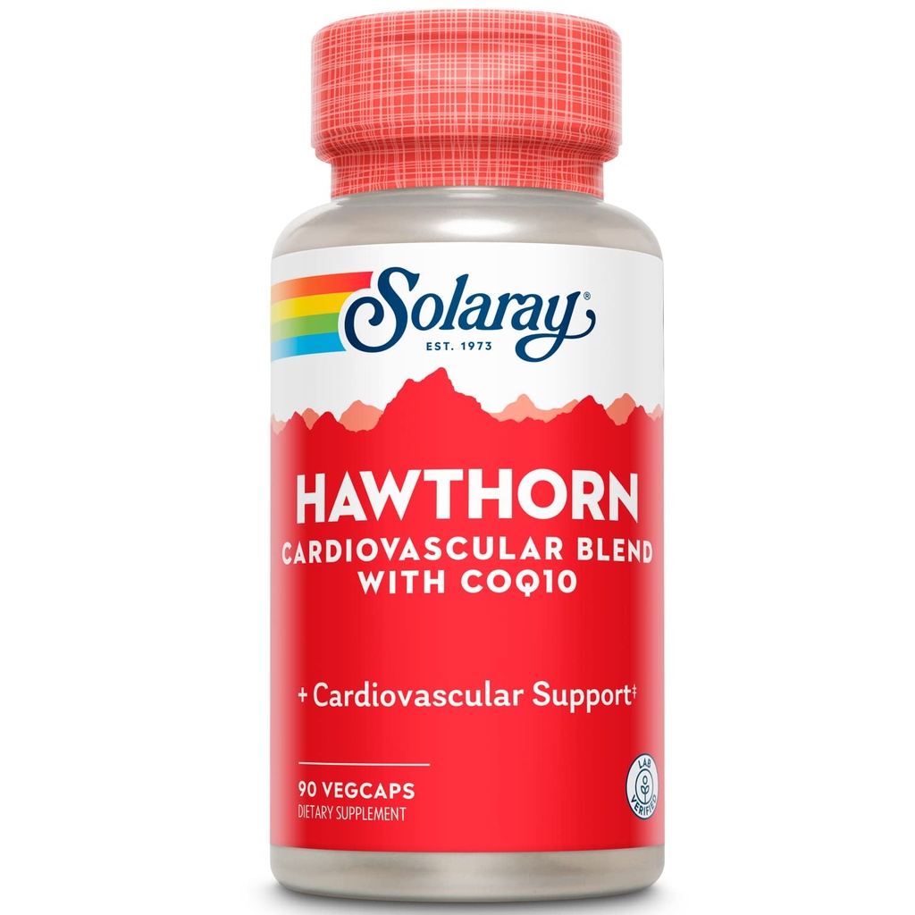 SOLARAY Hawthorn spesial formel, 150 mg, 90 greve