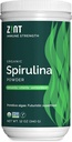 Zint Spirulina Powder, Organisk (12 oz): Premium immunstøtte Supplement, Blå-grønn Algae, immunforsvar Booster, Ikke-irradisert Vegansk protein