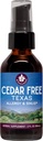 WishGarden Herbs Cedar-Free Texas Allergi & Sinus - Plantebasert Herbal Allergi Relief for voksne, hjelper Soothe Cedar Feber Symptomer, Zone 5 Allergy Formula, Texas Cedar Feber Allergy Relief Drops, 2oz