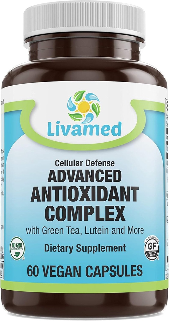 Livamed - Advanced Antioksidant Complex Veg Caps 60 Count