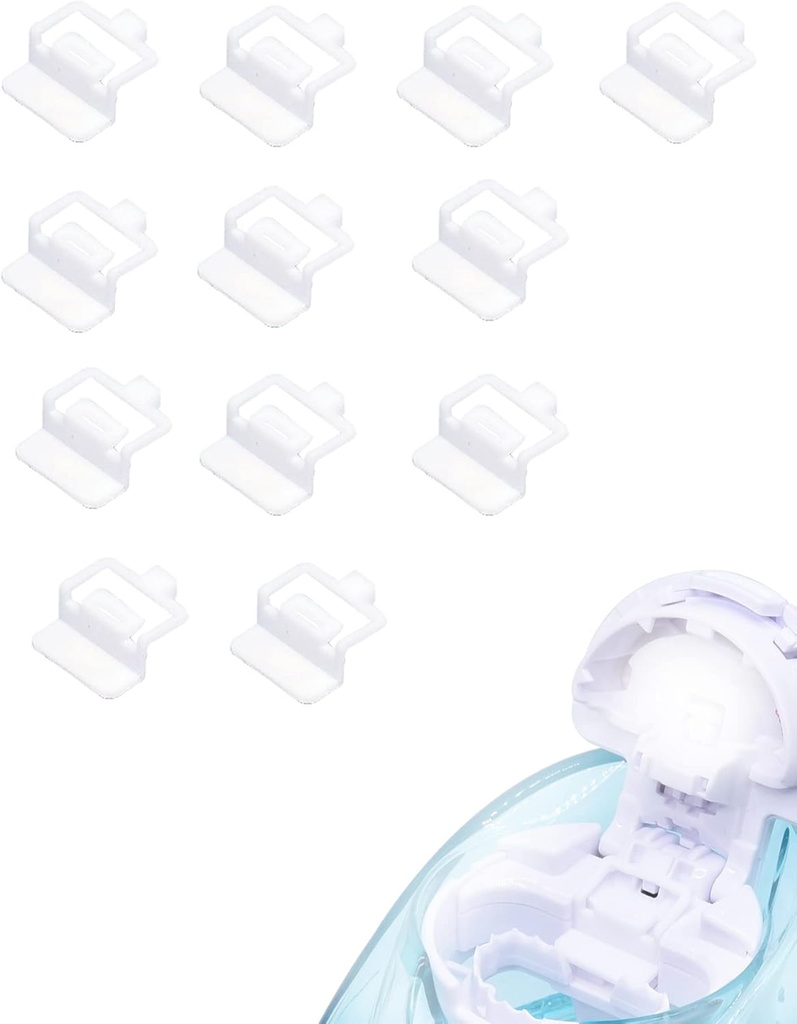 12 PCS Silikon Pods Påfyllinger Tilbehør til Navage Nasal Care, Lagre salt for enkel drift (hvite)