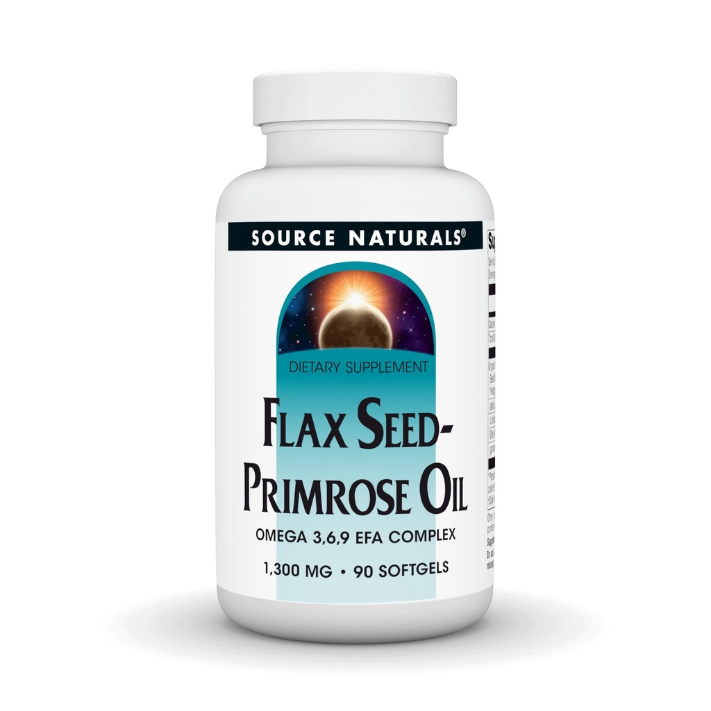 Kilde Naturals Flax Seed-Primrose olje, Omega 3,6,9 EFA kompleks, 1300 mg - 90 Softgels