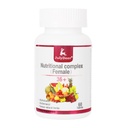 En daglig multivitamin for kvinner - komplett multimineral og multivitamin med vitamin A, C, D, E og B-Complex, sink og mer vitaminer for immunisme, energi, hår, hud og negler - 60 tabletter