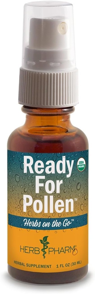 Herb Pharm Urter på Go Portable Spray: Certified Organic Ready for Pollen, 1 Ounce