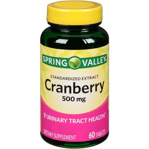 Spring Valley - Cranberry 500 mg, standardisert ekstrakt, 60 tabletter