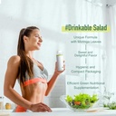 Fremtidens Salat Drink Mix pulver, Drikkebar Salat, Frukter, Moringa blader, Grønnsaker, 7 Packets