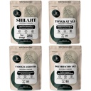 Jungle pulvere Herbal pulvere Bundle - Shilajit pulver, Tongkat Ali for menn pulver, Black Ant Extract pulver, Fadogia Agrestis Extract for menn Supplement