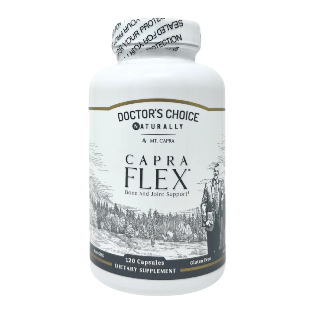 CapraFlex av Mt. Capra | Bone og felles støtte Supplement med kylling kollagen, hyaluronsyre, gurkmei og urter for felles vitalitet | 30 serveringer - 120 kapsler