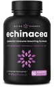 NutraChamps Echinacea Capsules 1000mg - 8-i-1 Immun Support Supplement - Echinacea Goldenseal, Vitamin C, Sink, Ginger, Elderbær - 60 Kapsler