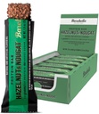 Barebells Protein Bars Hazelnut & Nougat - 12 greve, 1.9oz Bars - Protein Snacks med 20g høyt protein - Sjokoladeprotein Bar med 1g total sukker - På Go Protein Snack & Breakfast Bars