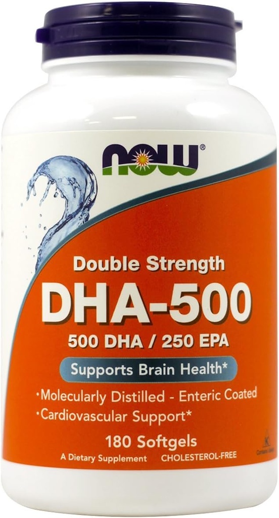 NU Matvarer - Dha- 500Mg 180 Sgels (pakke med 2)