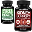 Njurestøtte Cleanse Detox & Repair 120 Casuals - sammen med - Prostata Helse Avanserte Prostata Supplement - 120 Kapsler