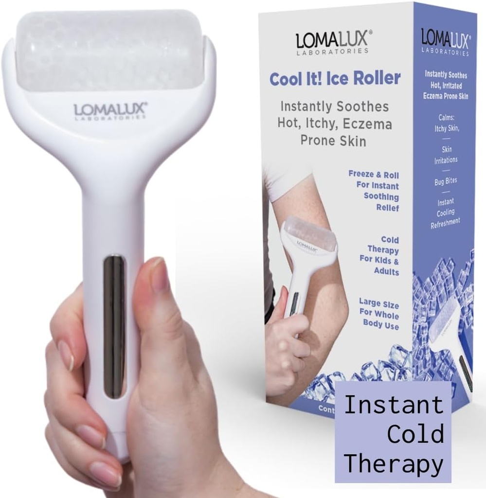 Loma Lux Cool IT! ICE Roller - Hele kroppen kald terapi midlertidig lindrer huden kløe, hud irritation, Eczema, hudutsletter, mindre branner, Sunburn