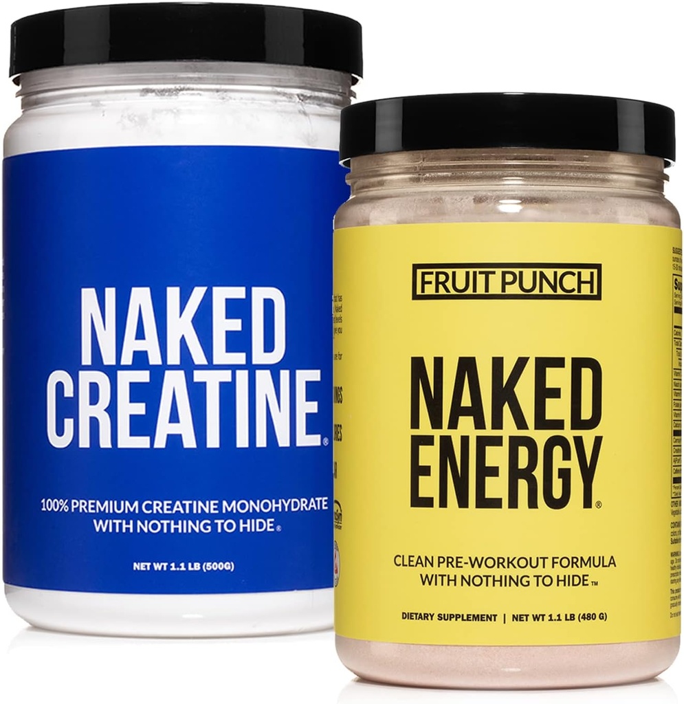 NOKED Workout Recovery Bundle: Fruit Punch Energi Kreatin