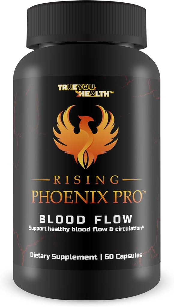 Rising Phoenix Pro Blood Flow - L-arginin blodsirkulasjon Supplement - Vår beste sirkulasjon Supplement Pro Rising Phoenix Male Pill for sunn sirkulasjon - Vårt beste blodstrøm supplement for menn
