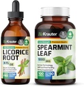 BIO KRAUTER Spearmint 100 kapsler & lakris tinktur 4 fl. Oz.