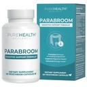 PUREHEALTH RESEARCH Parabroom - Gut Cleanse & Helse Supplement - med svart Walnut, Sweet Wormwood pulver, gurkemeie ekstrakt, Olive Leaf, hvitløk og løk - Digestiv støtte for kvinner og menn 60 kapsler