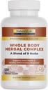 Naturens Lab Gold Hele kroppen Herbal Complex - Turmeric, Boswellia, Ginger, Grønn Te, Rosemary - 120 Kapsler (60 dagers forsyning)