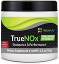 NatureCity True-Nox Nitric Oxid Supplements for menn og kvinner - Pre-Workout Booster pulver ft. Nitrosogine L-Arginine, Peak ATP, & Beetroot Juice Nitric Oxid pulver - Glutenfri, keto, ikke GMO