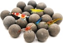 Awesome Industries Betta & Rækjuturmaline Mineral Balls Aquarium Vannkonditionering Over 30 Elementer Forbedrer Vannkvalitet, pH-balanse, Helse, Farge og Avl (20 Pack Regular)