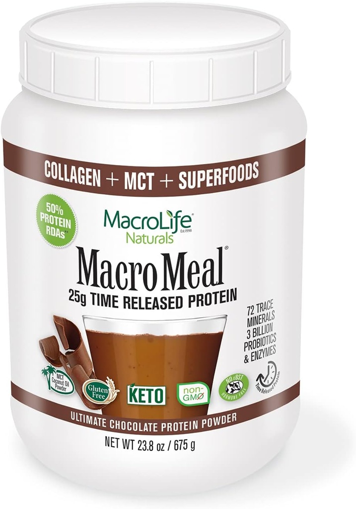 MacroLife Naturals MacroMeal Omni Protein - Sjokolade - 15 Services