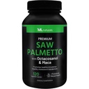 ML Naturals så Palmetto 1000 mg 120 vegansk kapsler. 3 i 1. Premium kvalitet med oktakosanol og Maca. Prostata, urinhelse, sirkulasjonshelse, Natural Energizer, NSF-sertifisert og cGMP-Compliant