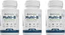 Benfotiamin Multi-B Neuropathy støtte formel 150mg 120 Gelatin kapsler per flaske - Pakke med 3 flasker