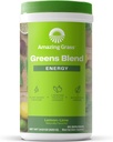 Amazing Grass Greens Blande Energi: Smoothie Mix, Super Greens Powder & Plant Basert Kaffe med Matcha Grønn Te & Beet Root Powder, Lemon Lime, 60 Serverer (Packing May Vary)